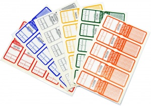 Industrial Strength Test Tags - Mixed Colours NSW